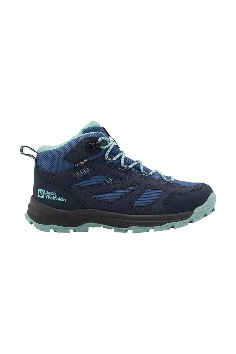 Jack Wolfskin scarpe per bambini VOJO TOUR TEXAPORE MID Blu navy
