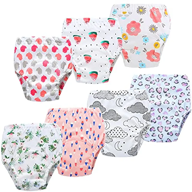 JackLoveBriefs Mutandine Apprendimento Bambini Intima per Bambini Cotone 2-3 Anni Multicolore?Dimensione