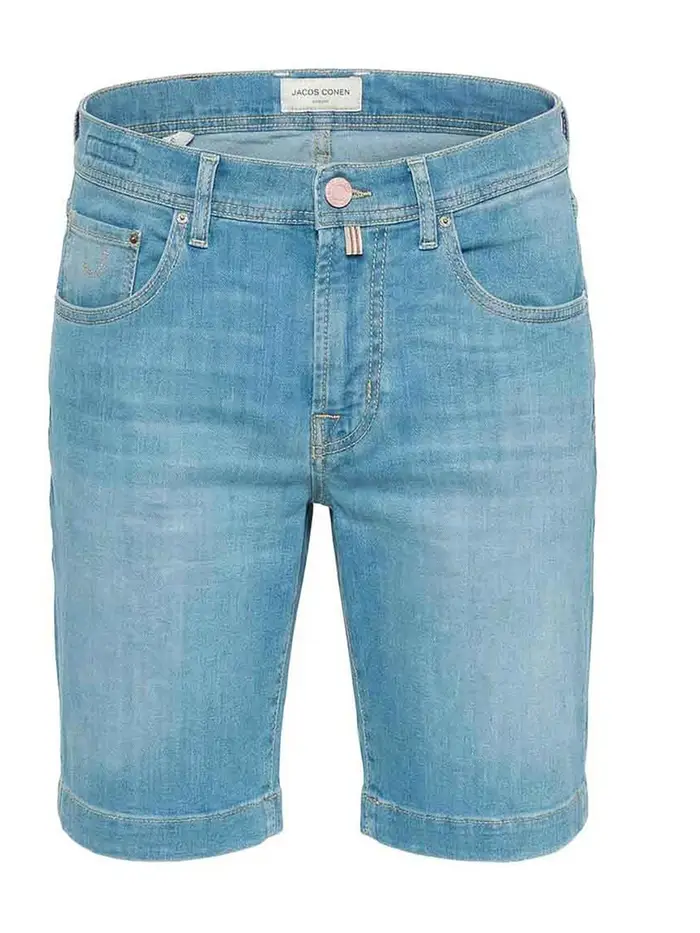 Jacob Cohen Bermuda 5 tasche slim fit `Nicolas` Azzurro