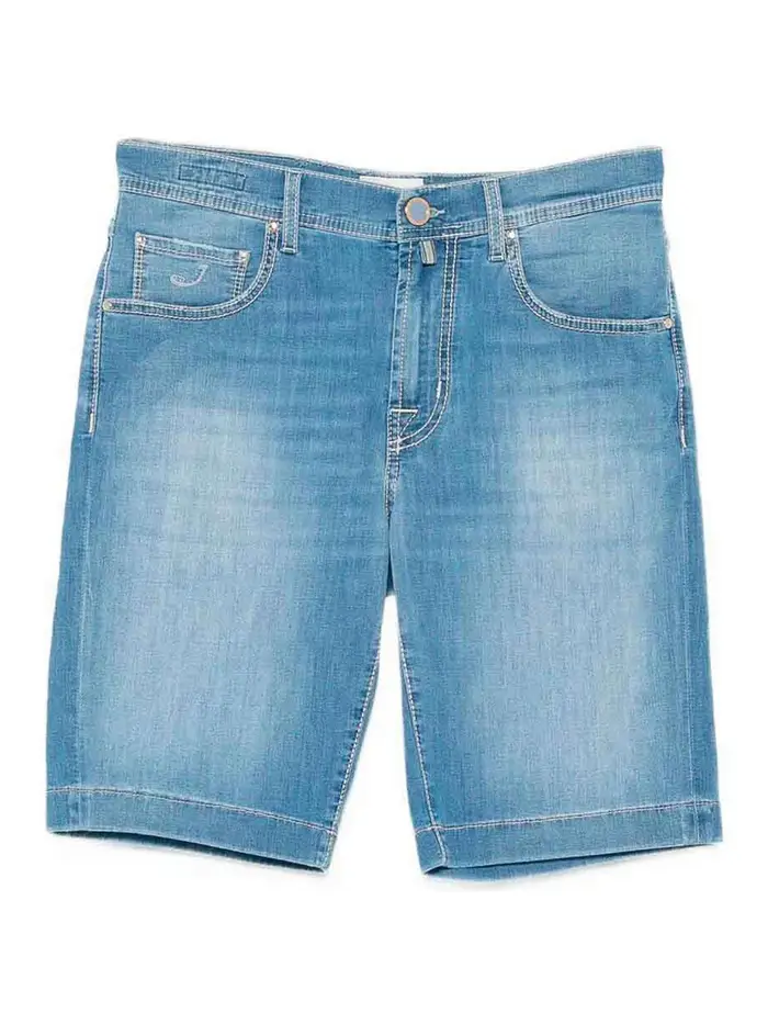 Jacob Cohen Bermuda 5 tasche slim fit `nicolas` Azzurro