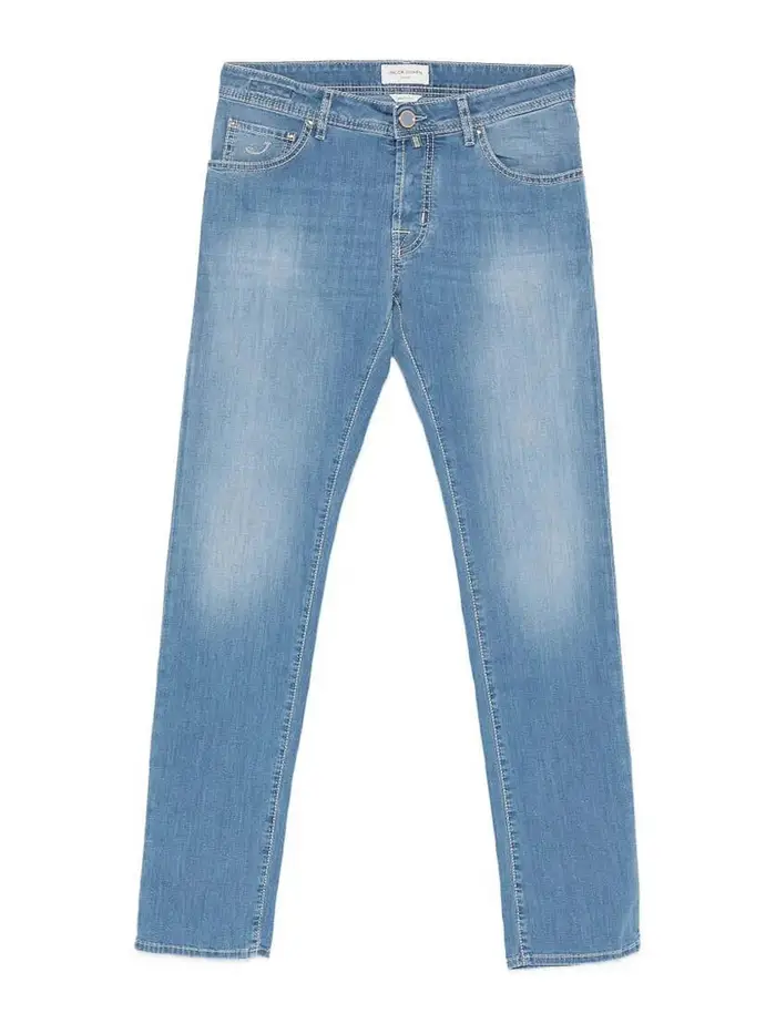 Jacob Cohen Pantaloni 5 tasche Nick slim fit Azzurro