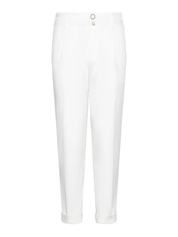 Jacob Cohen Pantaloni chino bianchi Bianco
