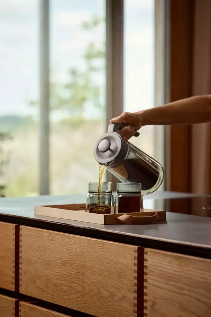 caffetteria a pistone Nordic 0,8 L Grigio miniatura 4