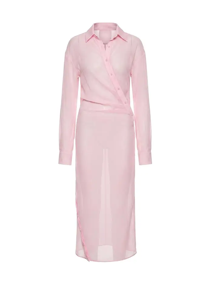 Jacquemus La Robe Pareo Rosa