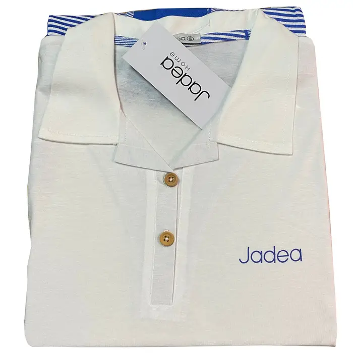 Jadea Pigiama da donna spalla larga e pantaloncino 3115 spritz grigio