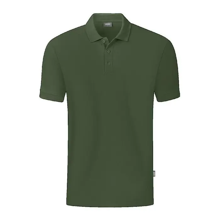Jako Polo Polo Organic manches courtes en coton biologique Verde