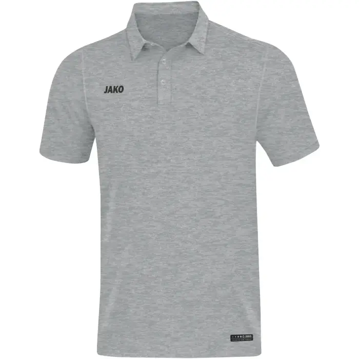 Polo Jako Premium Basics Gris