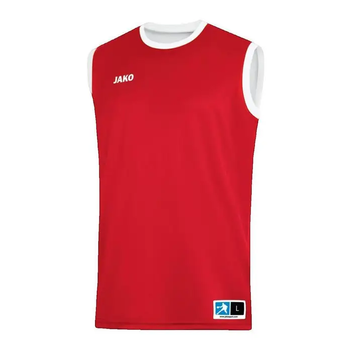 Jako T-shirt senza maniche T-shirt Change 2 0 Réversible Rouge Rosso