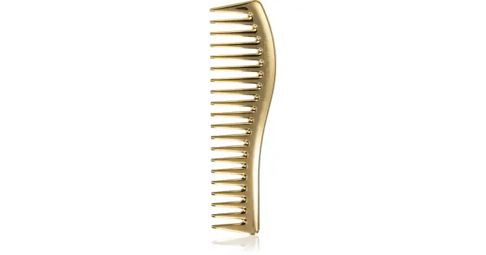 Janeke Gold Line Wavy pettine per capelli per l applicazione di prodotti in gel 18,5 x 5 cm