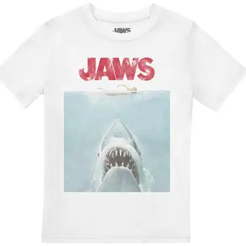 T-shirts a maniche lunghe Jaws TV2024 Bianco