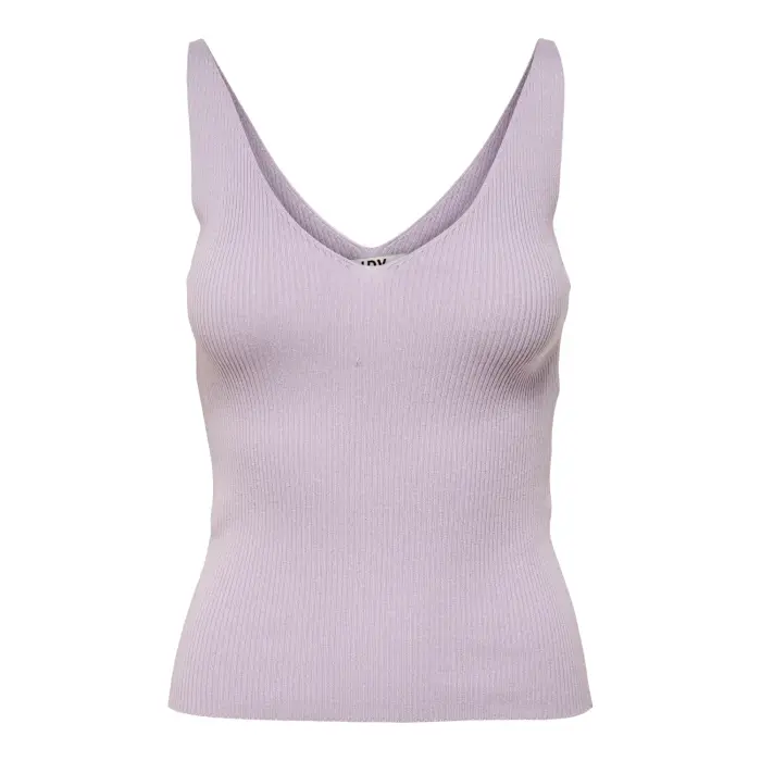 JDY Canottiera da donna in maglia Nanna Bleu