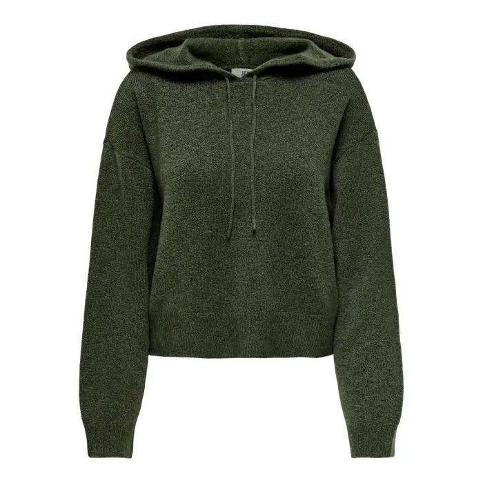 JDY Maglione con cappuccio da donna Rue Life Vert