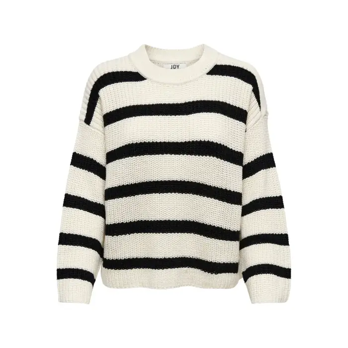 JDY Maglione da donna Justy Stripe Blanc