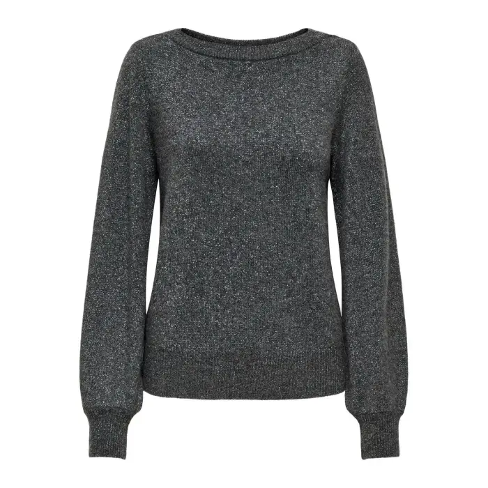 JDY Maglione da donna Rue Glitter Gris