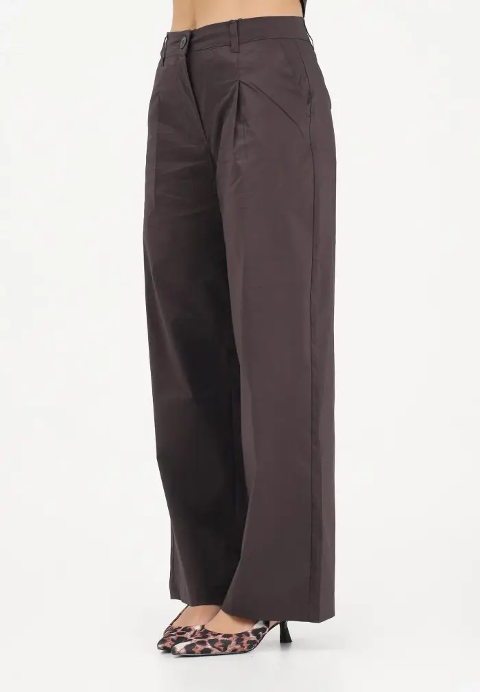 Pantalone marrone da donna