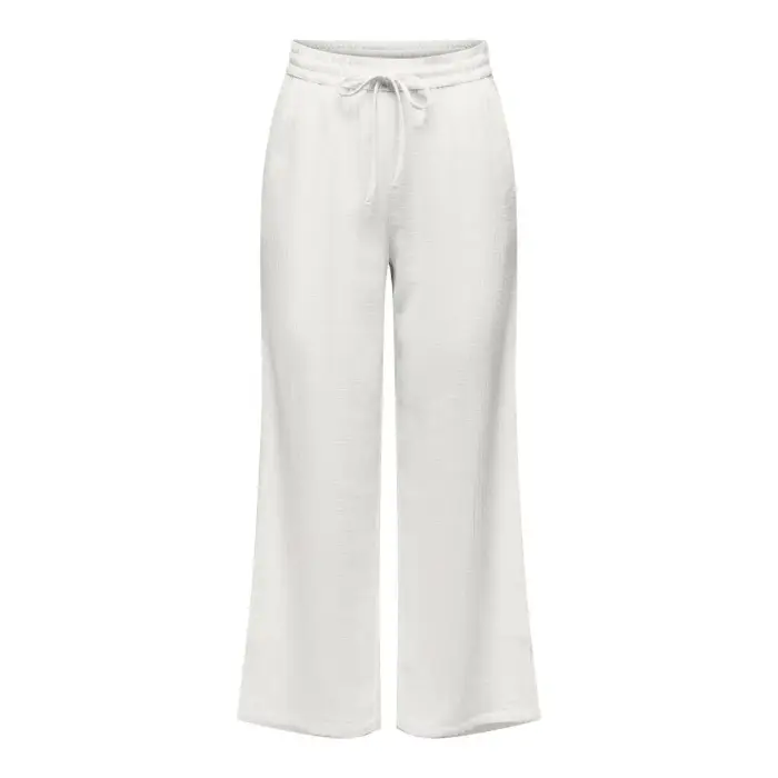 JDY Pantaloni da donna Theis Life Wide Blanc