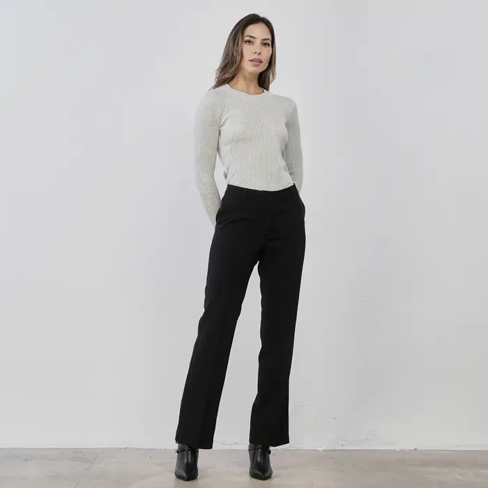 JDY Pantaloni eleganti neri lunghi da donna