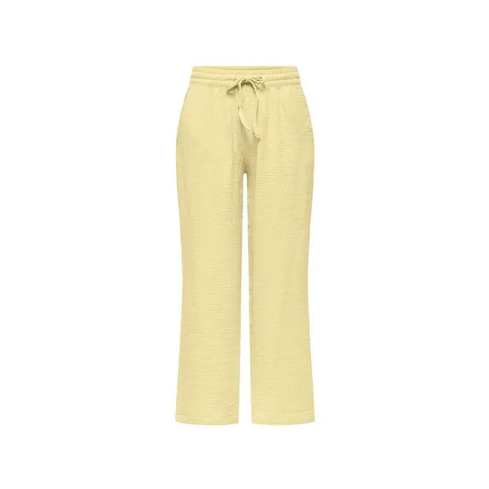 JDY Pantaloni morbidi / Pantaloni alla zuava PHANTOM Giallo