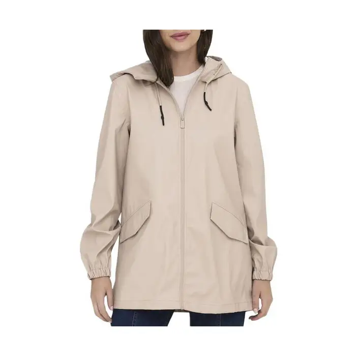 JDY Parka Raincoat Beige