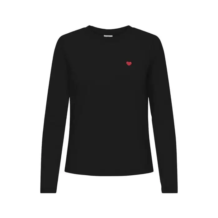 JDY T-shirts a maniche lunghe Pisas Nero