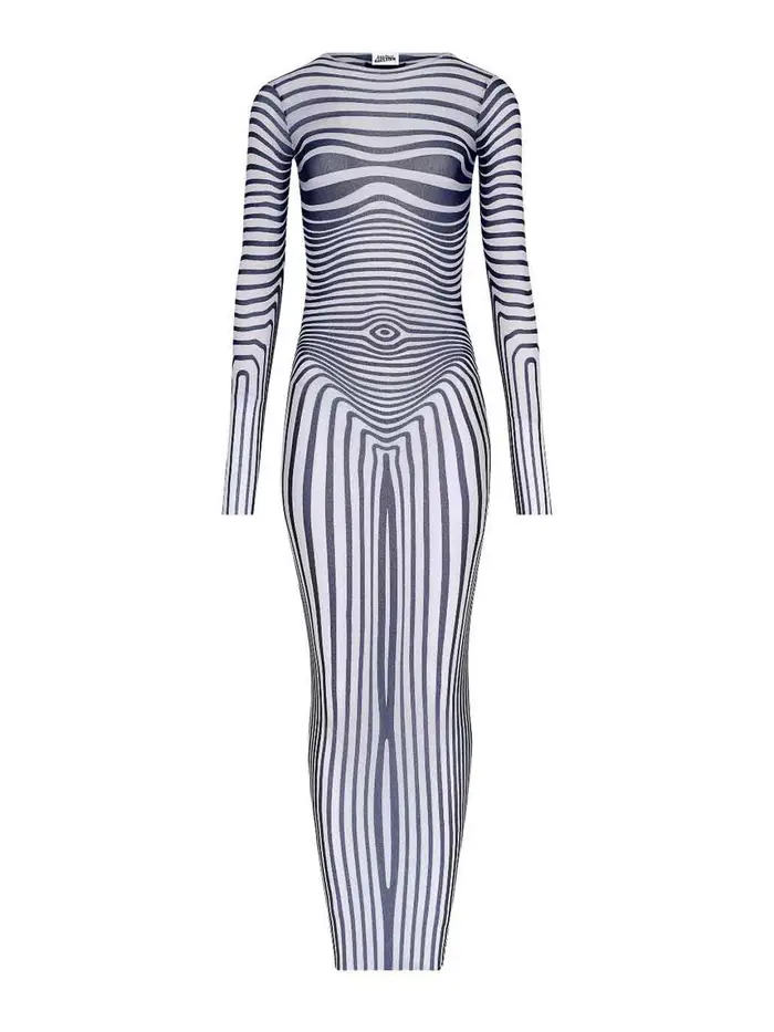 Jean Paul Gaultier Abito lungo Beige