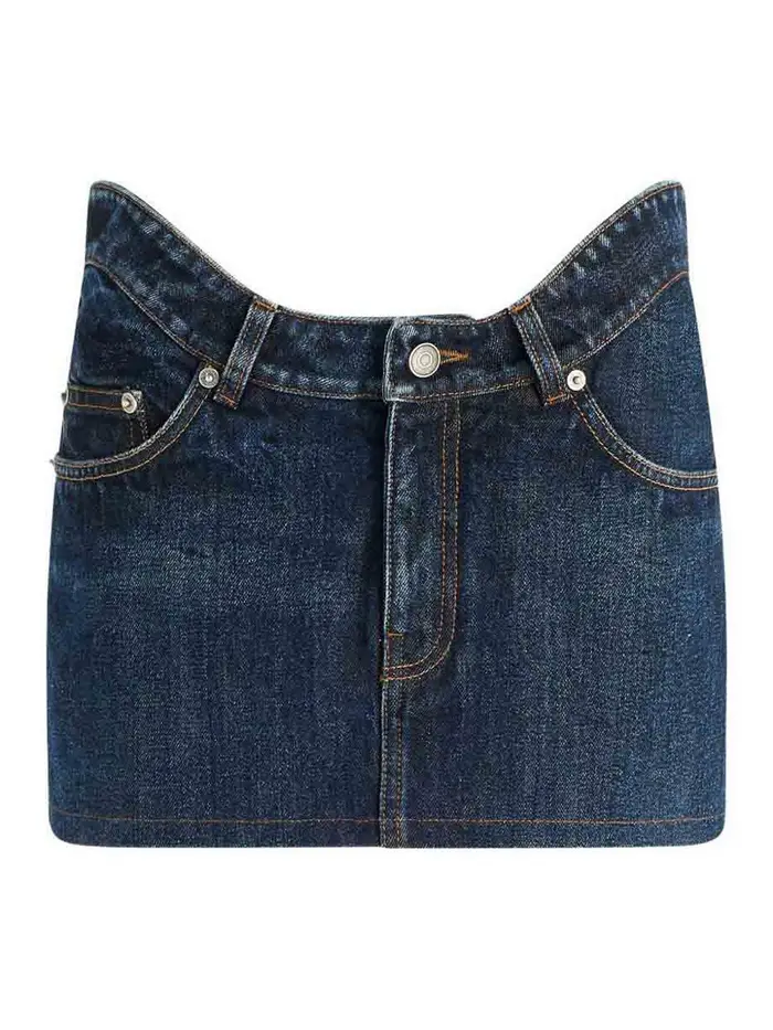 Jean Paul Gaultier Minigonna Blu