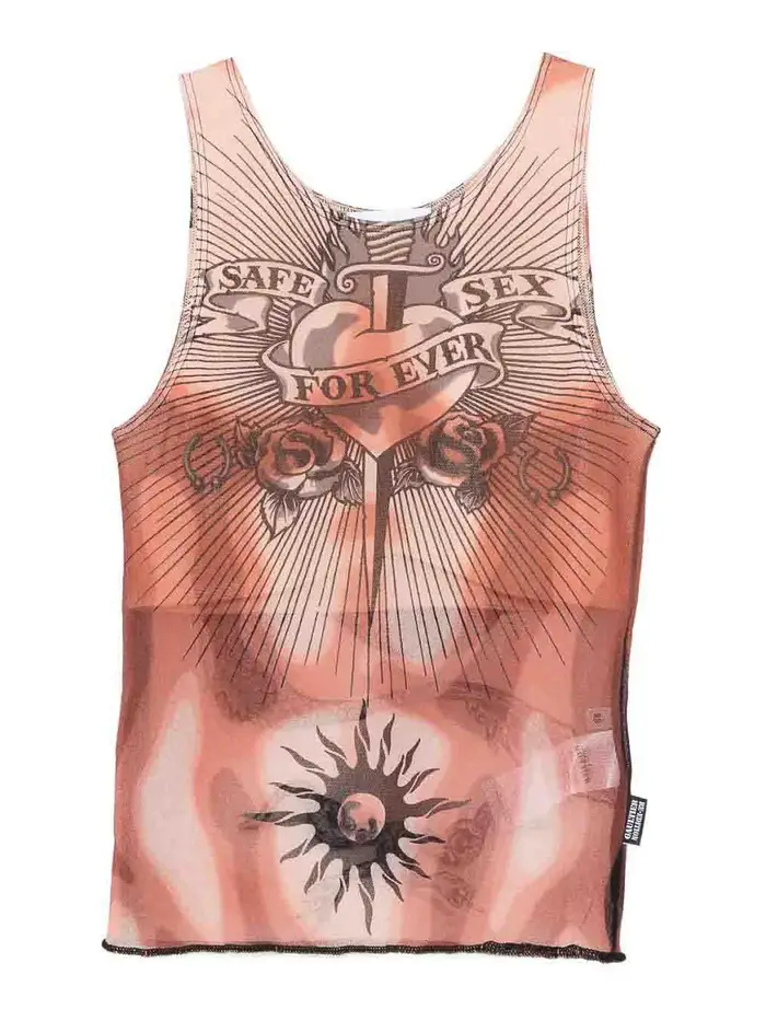 Jean Paul Gaultier Top Color Carne E Neutri