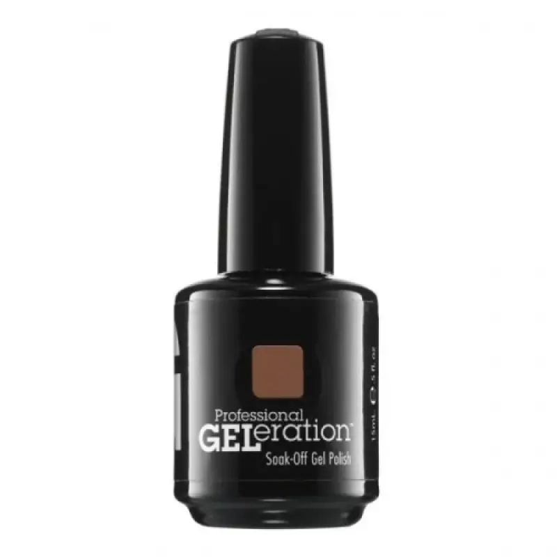 Jessica GELeration Colors Smalto per Unghie Semipermanente GEL-1176 Noci Pecan Tostate 15 ml