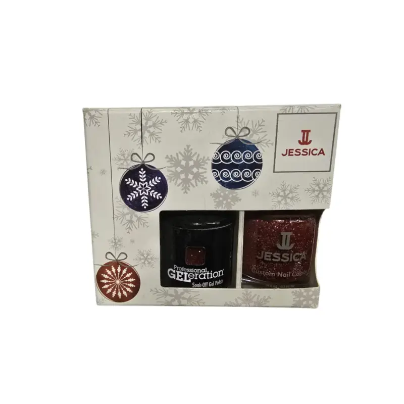 Jessica Winter Set Custom Colors Smalto Purple Lust 14, 8 ml + Professional GELeration Smalto Semipermanente Purple Lust 15 ml