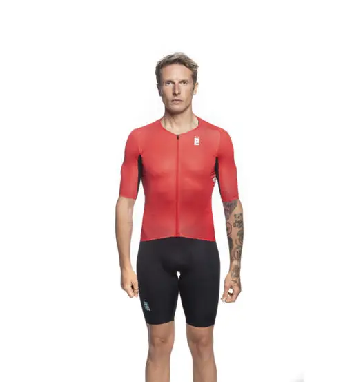 Jëuf Train - maglia ciclismo - uomo Red
