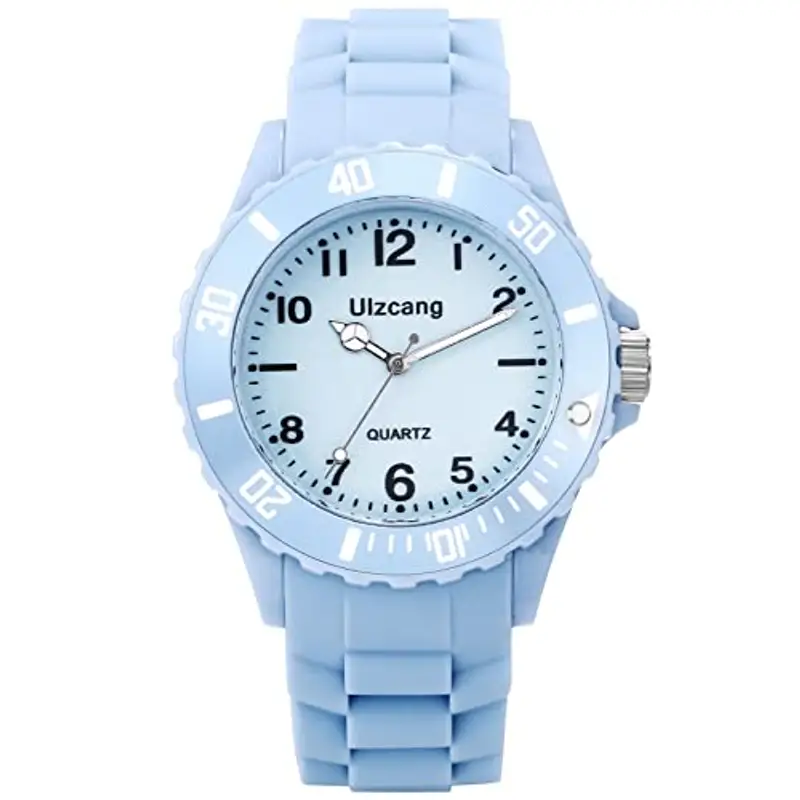 JewelryWe Orologi da polso da Ragazze Donna, in Silicone Colorati, Analogico, al Quarzo, Regalo per Donna Ragazze
