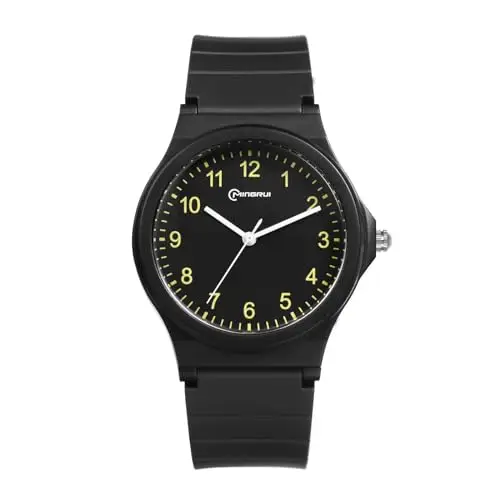 JewelryWe Orologio da Polso in Silicone da Ragazzi Orologio Analogico al Quarzo Regalo per Donna Colore da Scelta