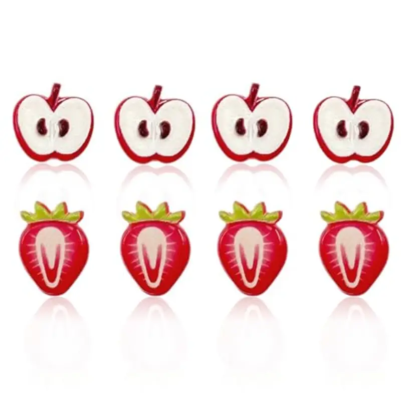 JEYORZY Orecchini Bambina Rosso 1597730