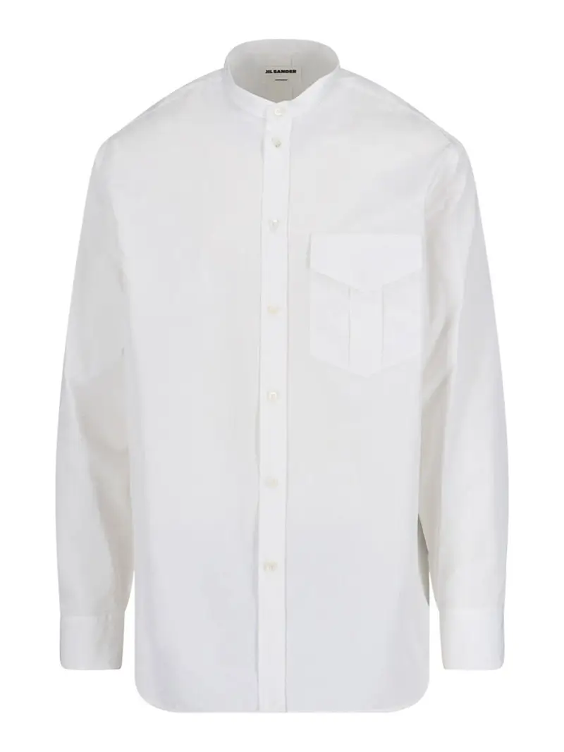 Jil Sander Camicia Coreana Bianco