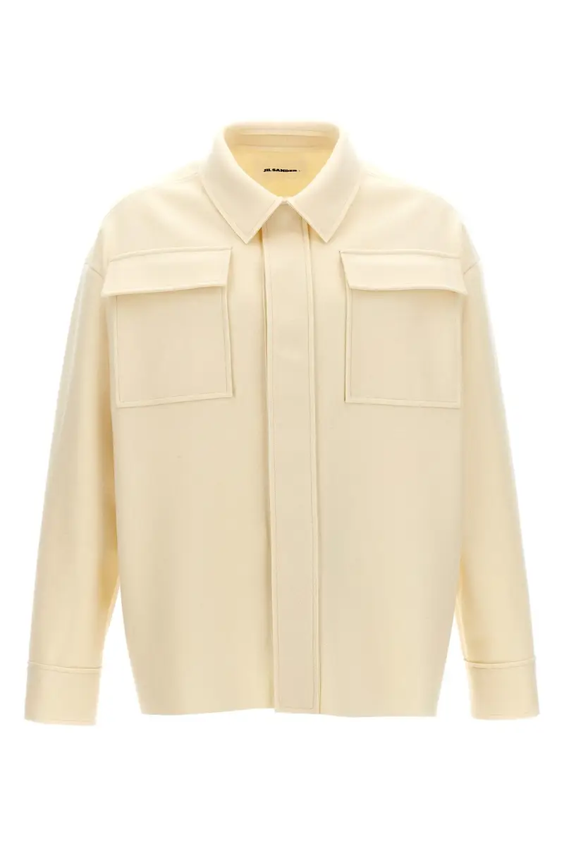 JIL SANDER Camicia Panno Bianco