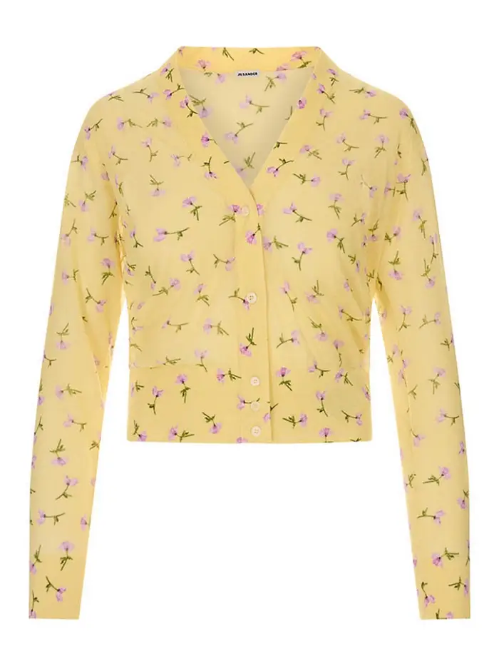 Jil Sander Cardigan Arancione
