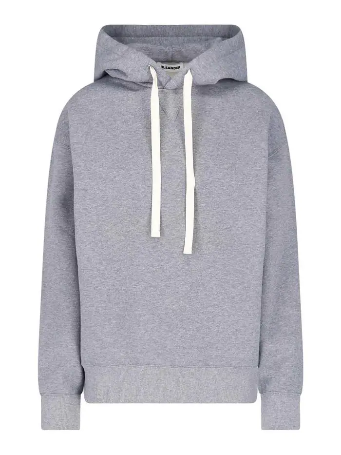 Jil Sander Felpa cappuccio Grigio