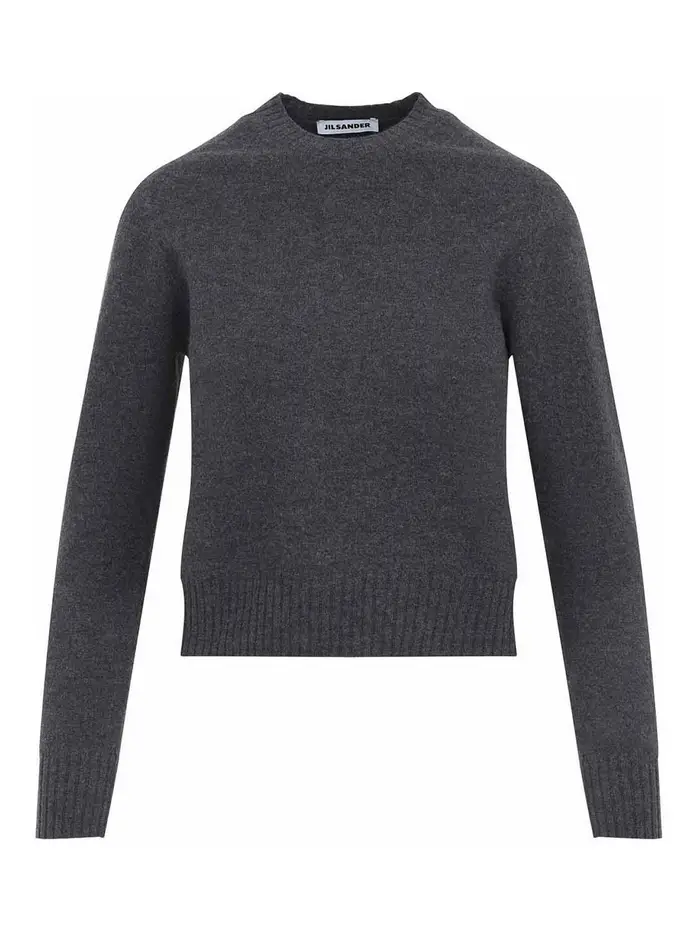 Jil Sander Maglione Girocollo Grigio