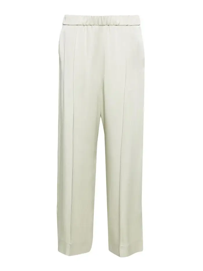 Jil Sander Pantaloni a gamba larga Verde Chiaro
