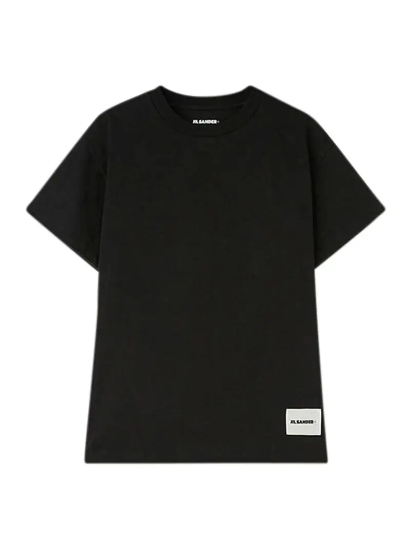 Jil Sander Set di tre T-shirt Nero