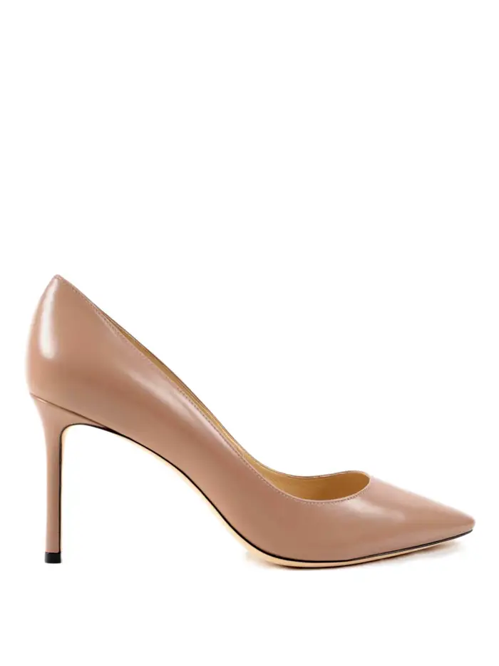 Jimmy Choo Décolleté Roomy 85 in pelle Rosa Chiaro