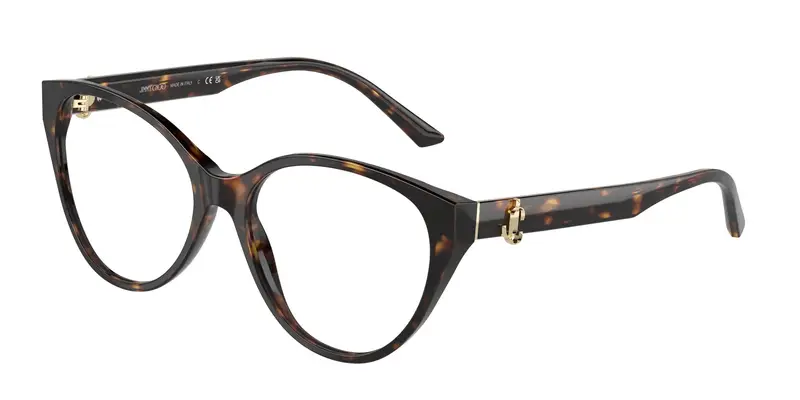 Jimmy Choo Donna JC3009 5002 Montature da vista Acetato Havana Cat Eye