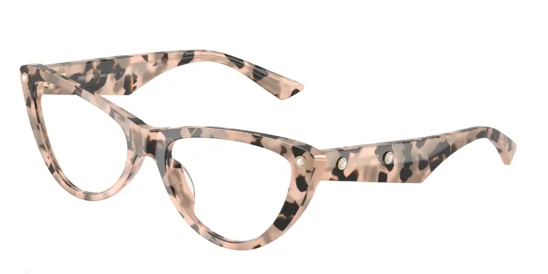 Jimmy Choo Donna JC3044HU 5080 Montature da vista Acetato Tartaruga Trasparente Cat Eye Normale