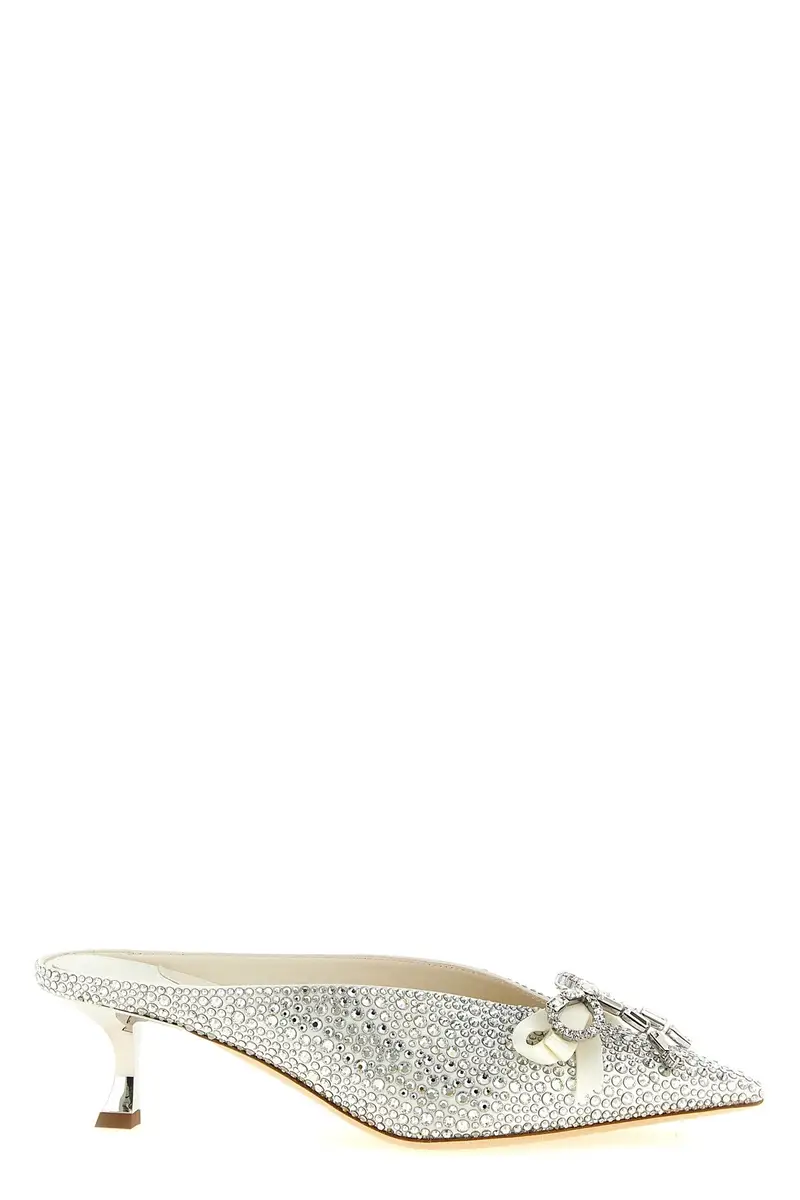 JIMMY CHOO Sabot 'Auria' Argento