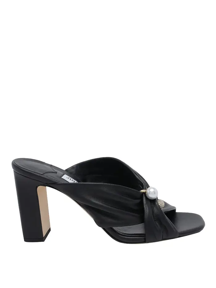 Jimmy Choo Sandali Décolleté in rafi nero