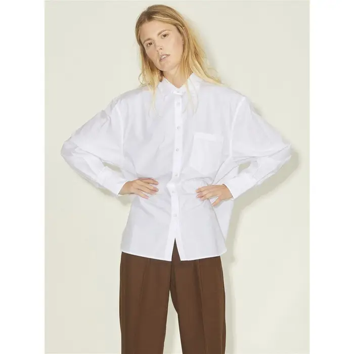 JJXX Camicia 12200353 RELAXED SHIRT-WHITE Bianco