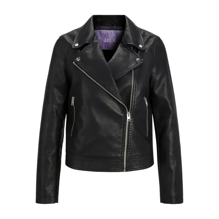 JJXX Giacca di pelle da donna gail Noir