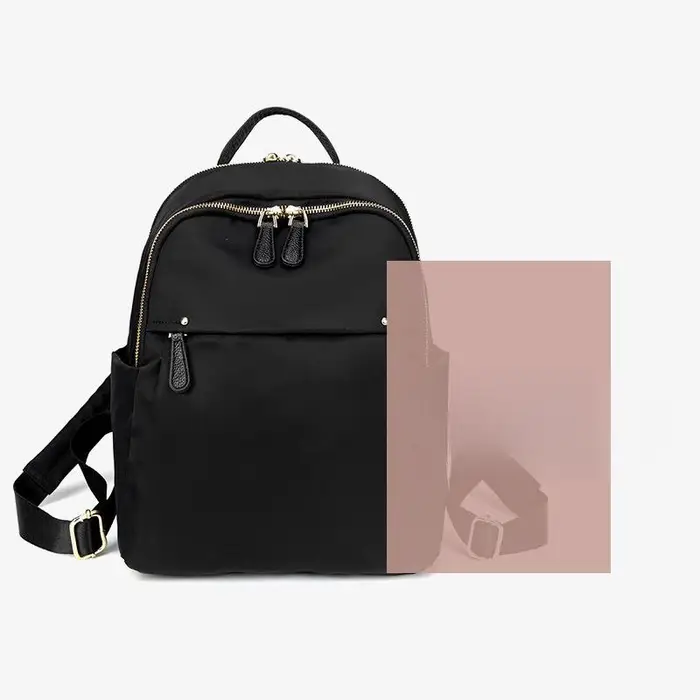 JMG Bags Zaino in Tessuto Oxford Zaino Versatile Borsa Estiva da Donna Grande Capacità Cartella Studente Borsa da Viaggio