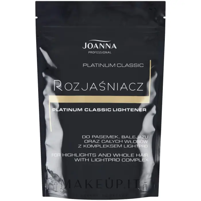 Joanna Professional Platinum Classic polvere decolorante per capelli biondi e con mèches 450 g