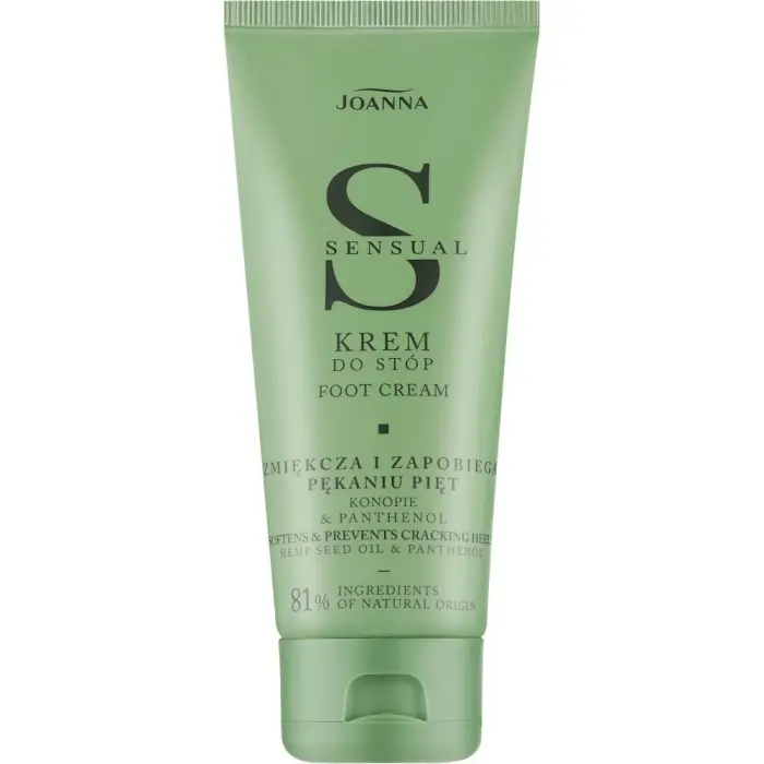 Joanna Sensual crema emolliente piedi Olio di semi e pantenolo 100 g